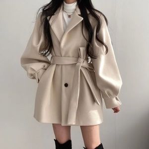 Cream Fall Coat